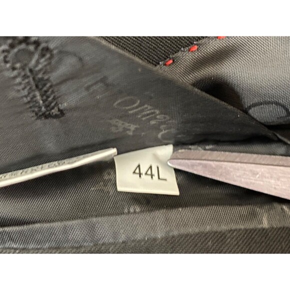 NWT Carlos Lusso Men's 44L 2pc Pants (38W) Suit Jacket Black Formal Career Prom - Picture 13 of 13